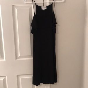 black cotton sun dress
